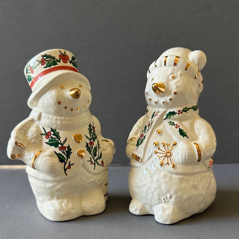 Christmas Salt Shakers- Snowmen